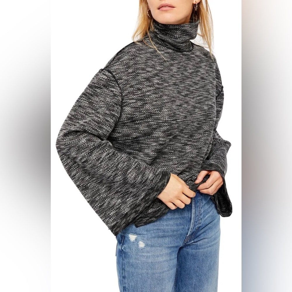 We the Free “Sunny Days” Turtleneck Sweater. NWT. Night Star Combo. Small. NWT.